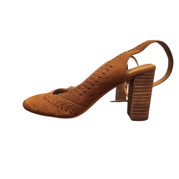 Shoes - Lucky Brand Elegant Brown Women's Slingback Heels